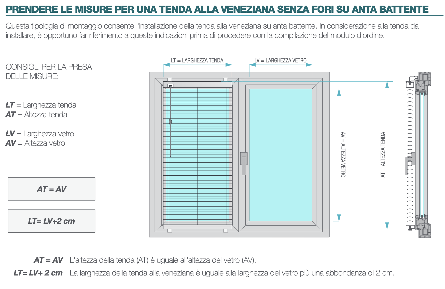 Art Tende - TENDA ALLA VENEZIANA 25 MM SENZA FORI - Veneziane - Napoli